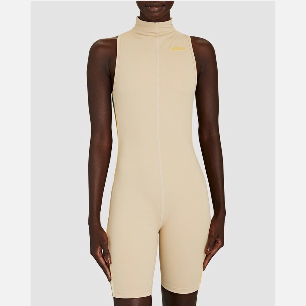 PRINCE x Melissa Wood Health - Sleeveless
Bodysuit - Size XS - Cream and Yellow